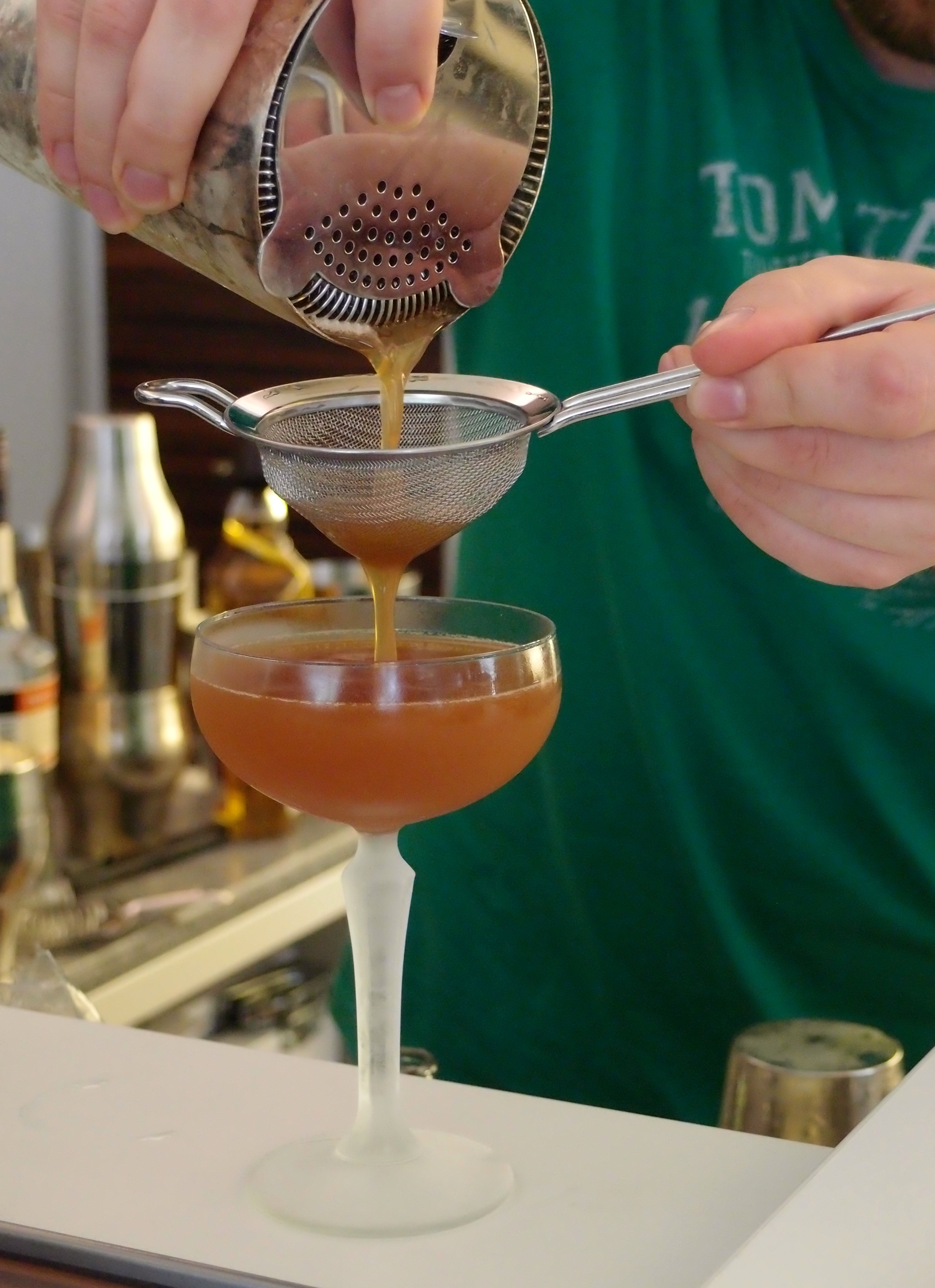 A Hawthorne strainer